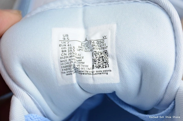 Kick Theory Jordan 1 Low DC0774-050 University (W) Blue 0731
